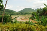 Soutok řeky Nam Khan s Mekongem.
