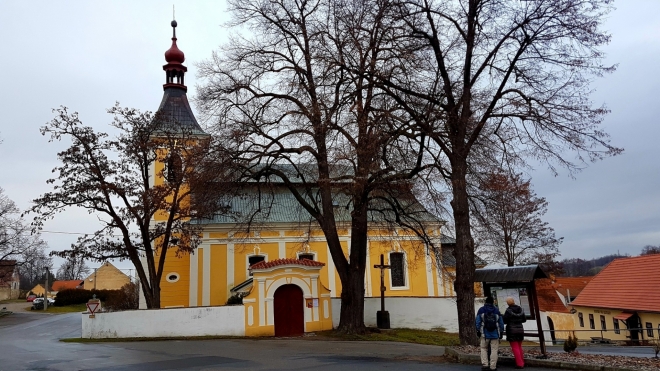 Kostel sv. Markéty  - barokní stavba z roku1746 stojí na místě staršího kostela.