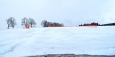 Sněhové zátarasy.