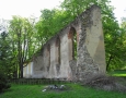 Zříceniny gotizujícího kostela sv. Víta z let 1644-1647. Z celého kostela se nejlépe dochovala devět metrů vysoká jižní stěna se třemi velikými okny. Při presbytáři postavena roku 1890 kaple Nejsvětější Trojice, kde se každoročně konají poutě. Část bývalé výzdoby kostela se nyní nachází v boršovském kostele. (www.mapy.cz)