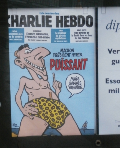 Jeden z výtisků Charlie Hebdo