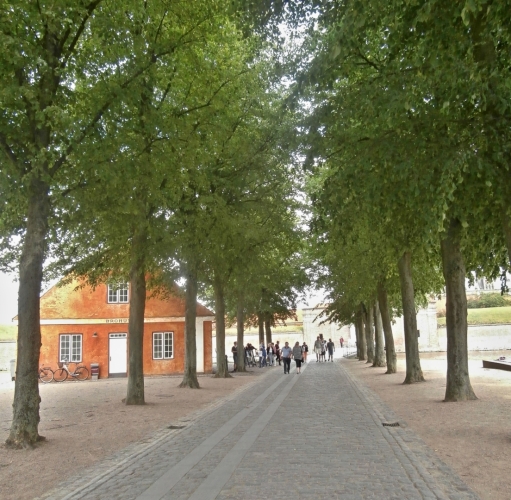 Ústřední cesta na hrad