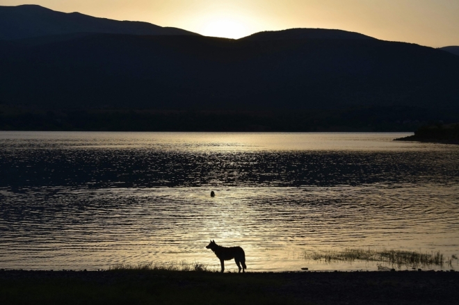 Peručko jezero. Fotka oceněná ve fotografické soutěži.