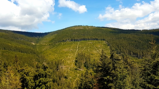 Spálený vrch.