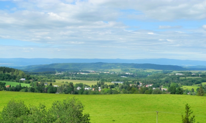 Modravý hřeben krušnohorský.