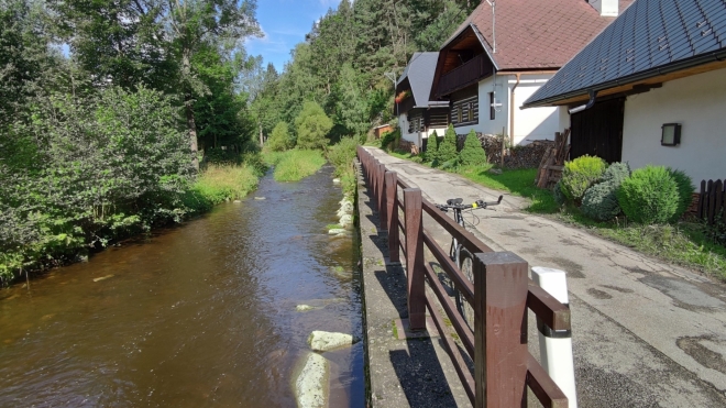 Říčka Spilka a Mlýny. 