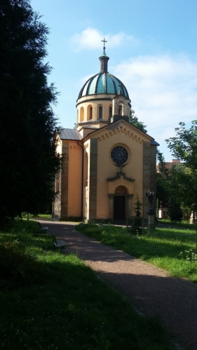 Hřbitovní kaple Proměnění Páně. 