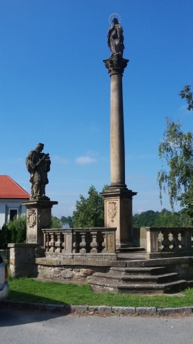 Mariánský sloup. 