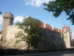 Pohled na hrad (Rumpál a Jelenka)