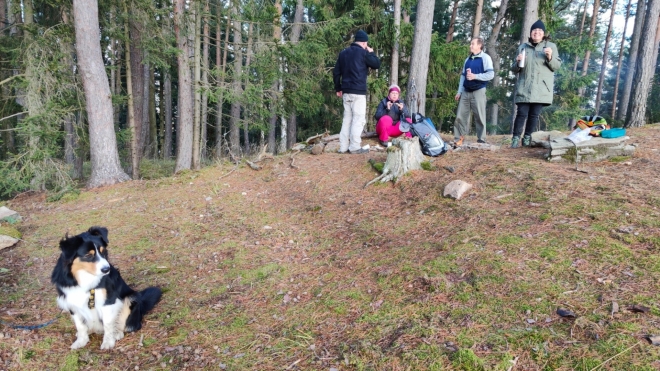 Opékání buřtů ochránce hradiště nezajímá. 
