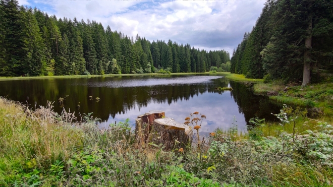 Uhlišťský rybník. 
