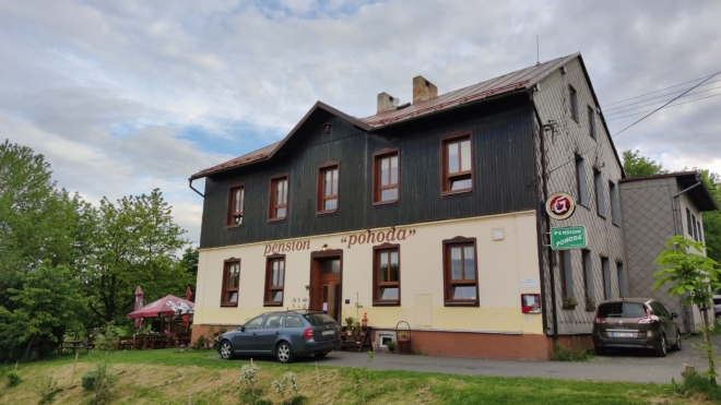 Penzion Pohoda býval kdysi školou. 