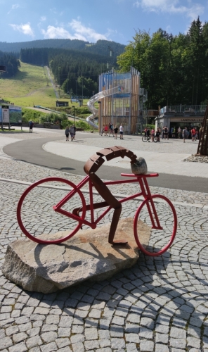 Areál Kouty nad Desnou je i bikerským rájem. 