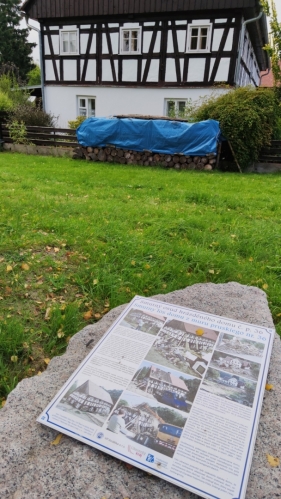 Informační cedule u Smědé... 
