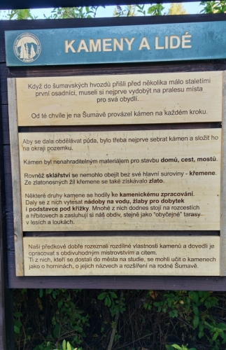 Geologická expozice na Rokytě... 