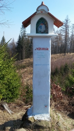 Výklenková kaple sv.Vendelína.