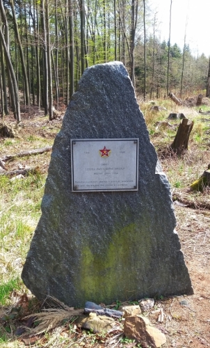 Pamětní kámen úkrytu partyzánské brigády Mistra Jana Husa