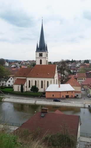 Gotický kostel sv.Petra a Pavla v Ledči nad Sázavou. 