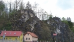 Šeptouchovská skála v Ledči nad Sázavou. 