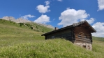 Na cestě k chatě Ganischger Alm. 