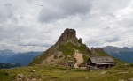 Vrcholek Col de Ciampac v plné kráse. 