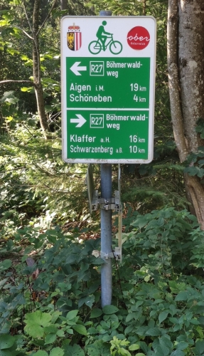 V masívu Hochfichtu (Smrčiny). 