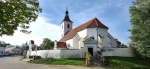 Pištínský kostel sv. Vavřince.