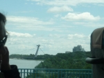 Dunaj a v dáli známý Nový most