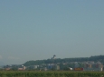 Pohled při cestě do Trenčína na Trenčiansky hrad