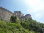 Pohled na hrad při výstupu