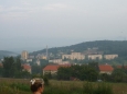 Při večerní procházce výhled na Meziboří