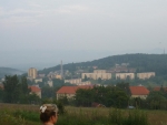 Při večerní procházce výhled na Meziboří