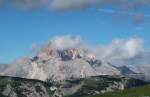 Monte Cristallo, další z ikonických hor Dolomitů.