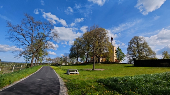 Kostel sv. Jiljí v Chelčicích.