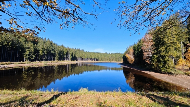 Klenovský rybník.