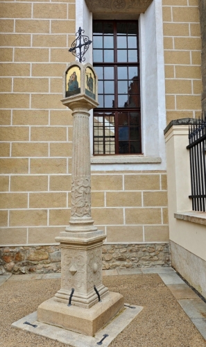 Na zámku Telč...