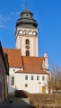 Vyhlídková věž kostela sv. Matěje.