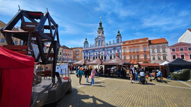Koněspřežka - centrum Českých Budějovic