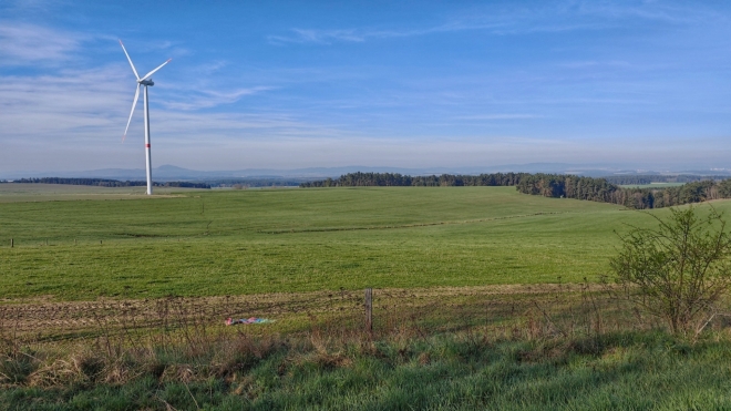 Větrné elektrárny u Damnova 