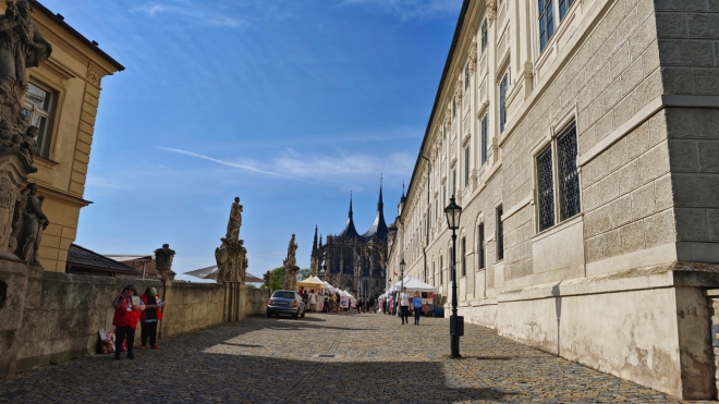Ulice Barborská.