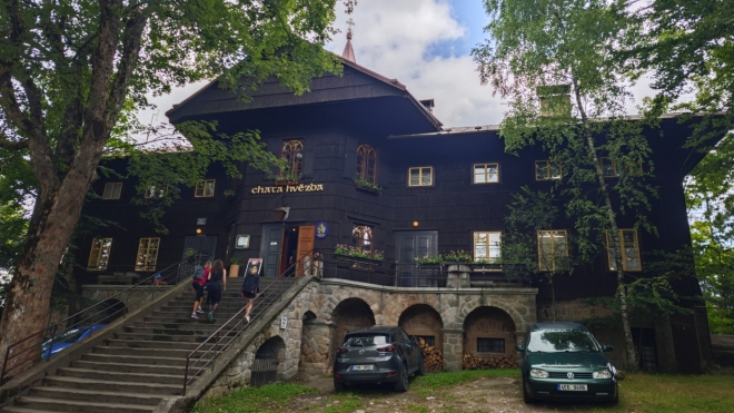 Horská chata Hvězda.