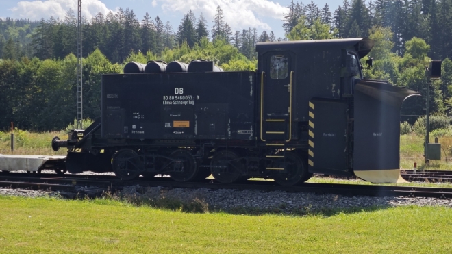 Nádraží na bavorské straně hranic osvěžuje malé železniční muzeum.