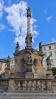 Sloup byl postaven v letech 1713-1715 kameníkem Václavem Renderem po morové epidemii. Inspirací mu byl pražský a vídeňský morový sloup. Na vrcholu je umístěna socha Panny Marie Immaculaty, okolo pak ve dvou úrovních dalších osm soch. (Mapy.com)
