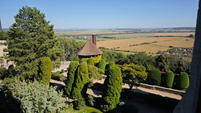 Rozhledy že zámecké věže...