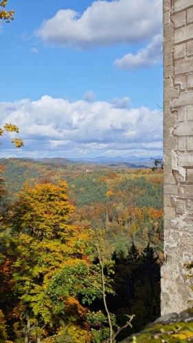 Houseckávvrchovina a kostel v Bořejově.