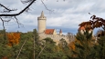 Poslední pohled na Kokořín a jedeme na Liběchov a Želízy.