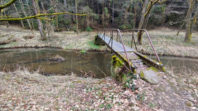 V údolí Židovy strouhy...